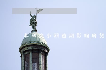 非恶意小额逾期影响房贷吗 非恶意小额逾期影响房贷吗