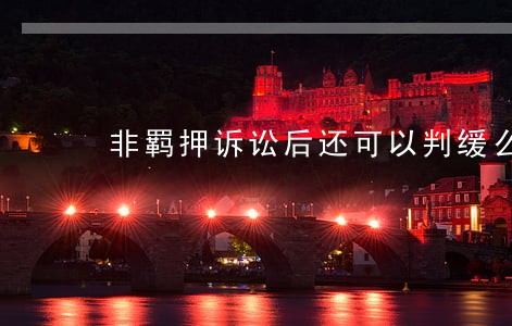 非羁押诉讼后还可以判缓么 非羁押诉讼后还可以判缓么