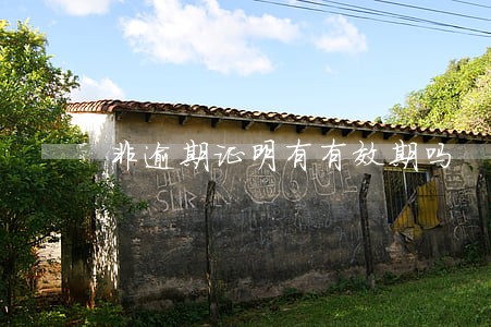 非逾期证明有有效期吗 非逾期证明有有效期吗