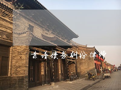 靠谱债务纠纷律师 靠谱债务纠纷律师