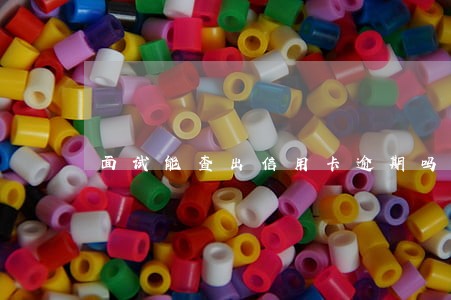 面试能查出信用卡逾期吗 面试能查出信用卡逾期吗