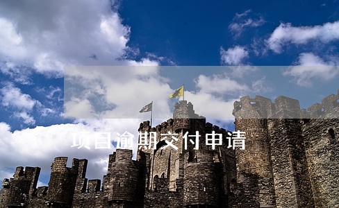项目逾期交付申请 项目逾期交付申请