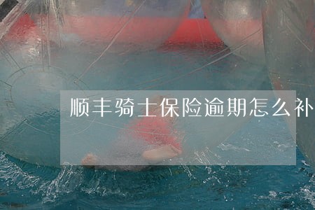 顺丰骑士保险逾期怎么补交 顺丰骑士保险逾期怎么补交