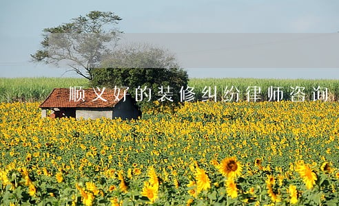 顺义好的装修纠纷律师咨询 顺义好的装修纠纷律师咨询