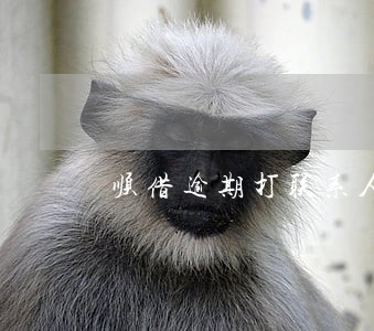 顺借逾期打联系人 顺借逾期打联系人