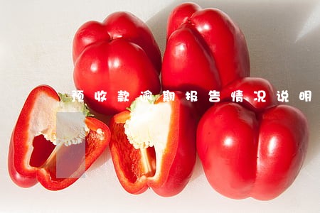 预收款逾期报告情况说明书 预收款逾期报告情况说明书