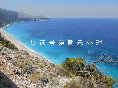 预选号逾期未办理