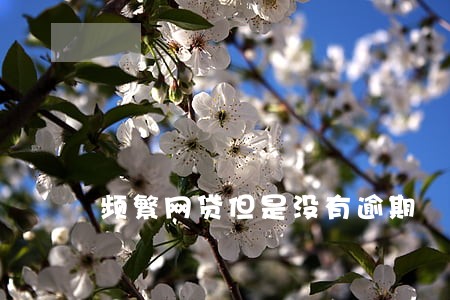 频繁网贷但是没有逾期 频繁网贷但是没有逾期