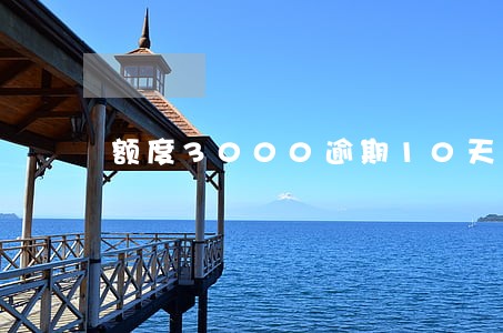 额度3000逾期10天 额度3000逾期10天