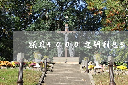 额度4000逾期利息5000 额度4000逾期利息5000