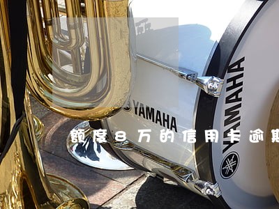 额度8万的信用卡逾期 额度8万的信用卡逾期