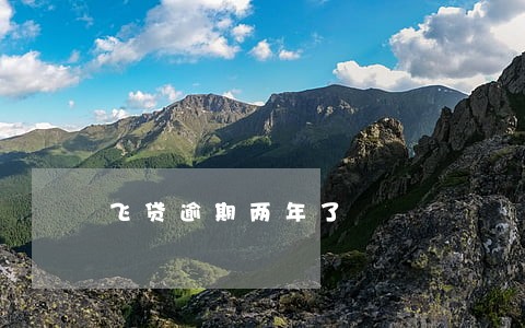 飞贷逾期两年了 飞贷逾期两年了