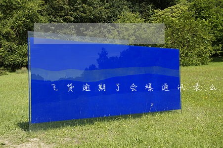 飞贷逾期了会爆通讯录么 飞贷逾期了会爆通讯录么