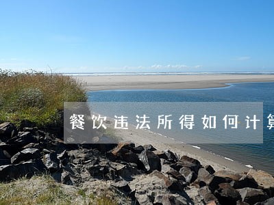 餐饮违法所得如何计算 餐饮违法所得如何计算