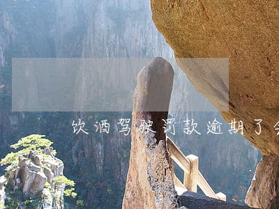 饮酒驾驶罚款逾期了会上征信吗 饮酒驾驶罚款逾期了会上征信吗