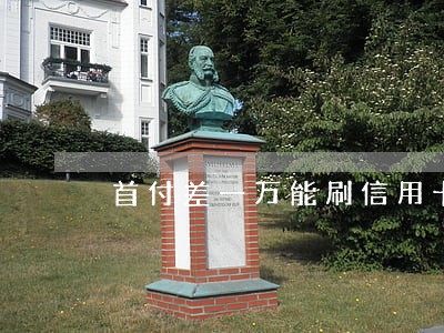 首付差一万能刷信用卡吗不逾期还 首付差一万能刷信用卡吗不逾期还