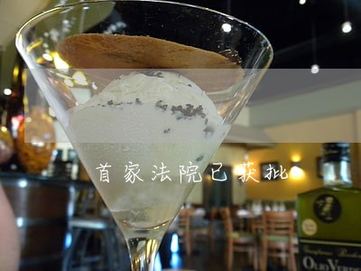 首家法院已获批 首家法院已获批