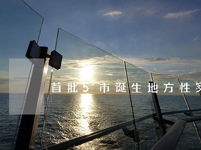 首批5市诞生地方性实体法规 首批5市诞生地方性实体法规