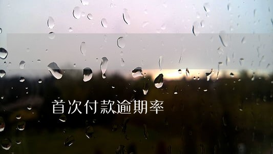 首次付款逾期率 首次付款逾期率