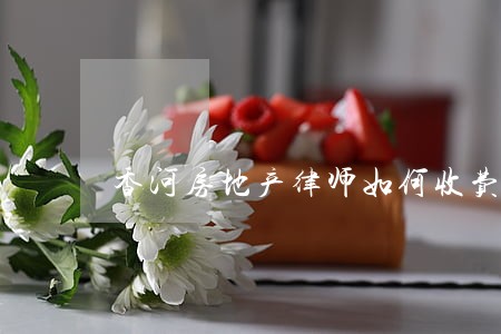 香河房地产律师如何收费 香河房地产律师如何收费