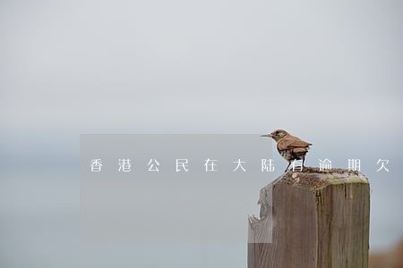 香港公民在大陆有逾期欠款 香港公民在大陆有逾期欠款