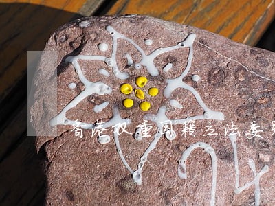 香港双重国籍立法委员 香港双重国籍立法委员