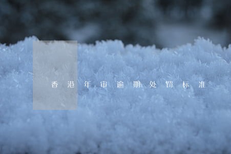 香港年审逾期处罚标准 香港年审逾期处罚标准