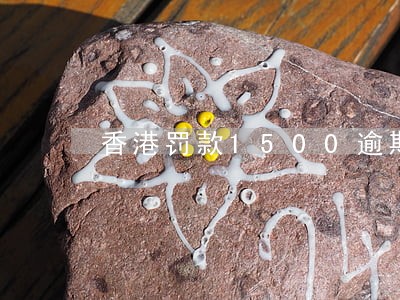 香港罚款1500逾期不缴 香港罚款1500逾期不缴