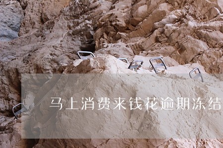 马上消费来钱花逾期冻结 马上消费来钱花逾期冻结
