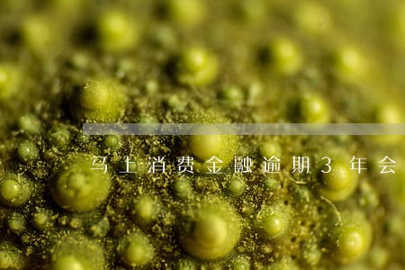 马上消费金融逾期3年会怎么样