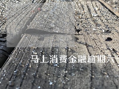 马上消费金融逾期六千多会告我吗