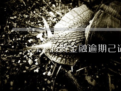 马上消费金融逾期己记催收信 马上消费金融逾期己记催收信