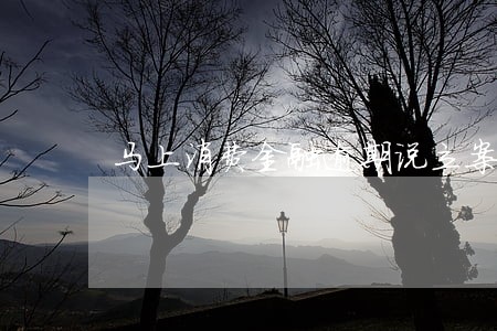 马上消费金融逾期说立案了 马上消费金融逾期说立案了