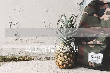 马上贷借款逾期 马上贷借款逾期