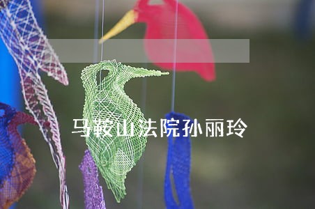 马鞍山法院孙丽玲 马鞍山法院孙丽玲