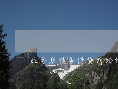 驻马店债务借贷纠纷律师
