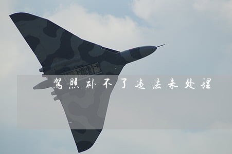 驾照补不了违法未处理 驾照补不了违法未处理
