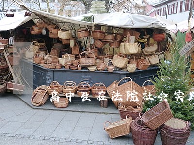 高中生在法院社会实践 高中生在法院社会实践