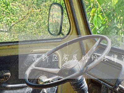 高新区房屋纠纷法律咨询 高新区房屋纠纷法律咨询