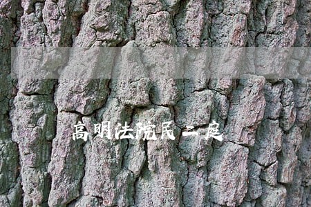 高明法院民二庭 高明法院民二庭