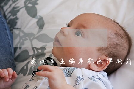高校事业编兼职法律顾问 高校事业编兼职法律顾问