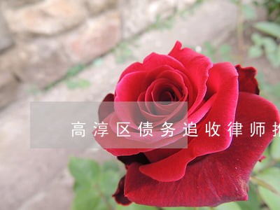 高淳区债务追收律师推荐 高淳区债务追收律师推荐