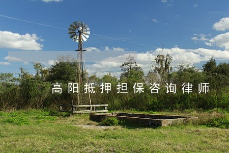 高阳抵押担保咨询律师 高阳抵押担保咨询律师