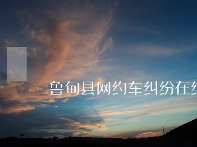 鲁甸县网约车纠纷在线律师 鲁甸县网约车纠纷在线律师