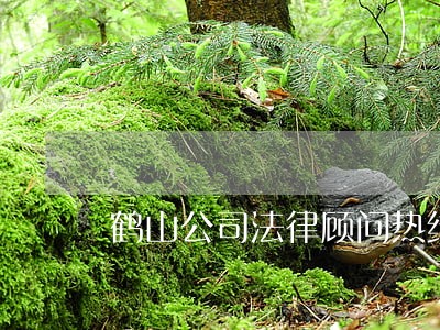 鹤山公司法律顾问热线 鹤山公司法律顾问热线