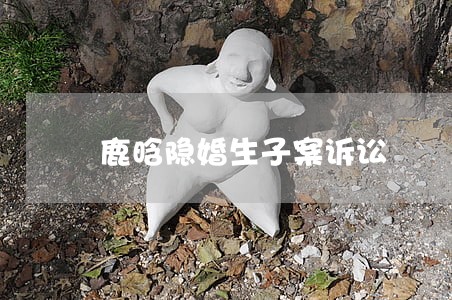 鹿晗隐婚生子案诉讼 鹿晗隐婚生子案诉讼