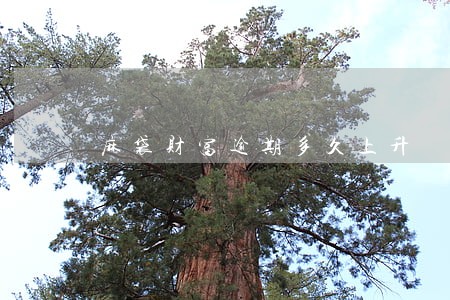 麻袋财富逾期多久上升 麻袋财富逾期多久上升