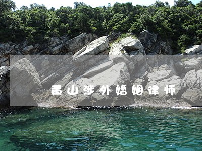 黄山涉外婚姻律师 黄山涉外婚姻律师