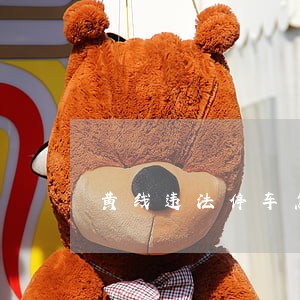 黄线违法停车怎么处罚 黄线违法停车怎么处罚