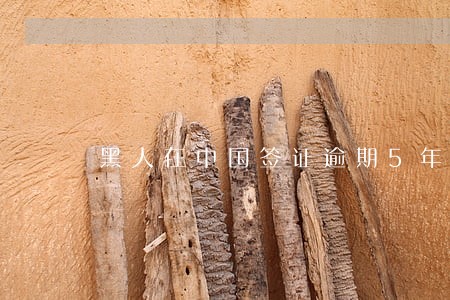 黑人在中国签证逾期5年 黑人在中国签证逾期5年